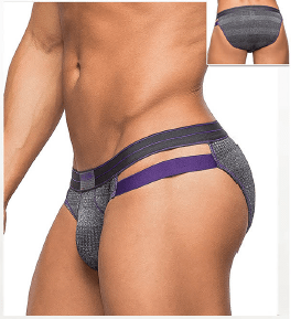 Cut Out Bikini - Gray