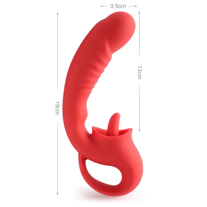 VSCNovelty Pleasure Luxury GSpot and Clitoral Licker Vibrator - Image 2