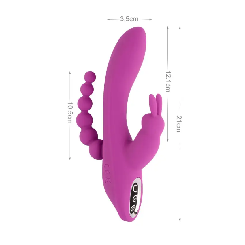 VSCNovelty Pleasure Luxury Rabbit Vibrator Triple Stimulation - Image 2