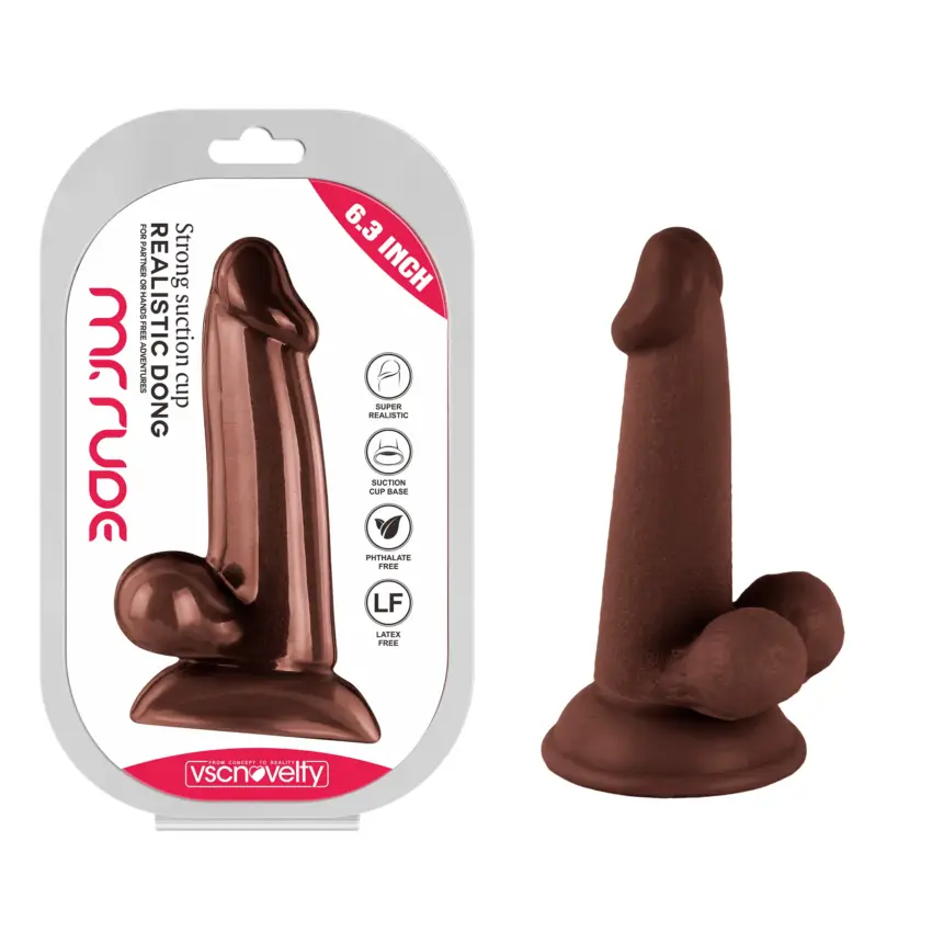 Mr. Rude 6.3” Realistic Dong