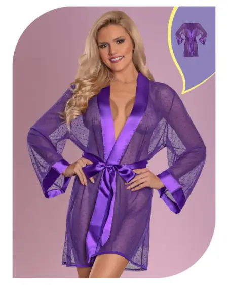Love Sheer Mesh Robe