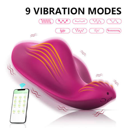 Butterfly Wearable Vibration egg with App Control Rechargeable