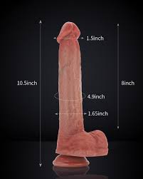 Gender Z realistic thrusting silicone vibrator w remote control